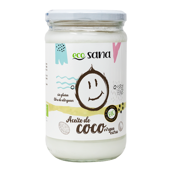 زيت جوز الهند البكر الممتاز، عضوي - ECOSANA