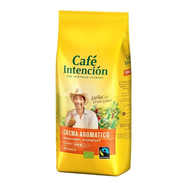 Café en grains CREMA AROMATICO (3/5), 1kg - CAFÉ INTENCIÓN