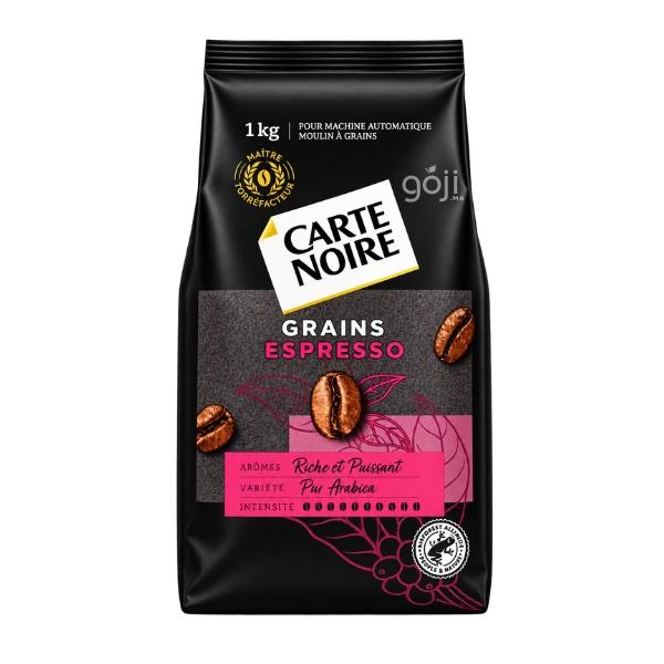 Café en grains espresso (10/13), 1kg - CARTE NOIRE