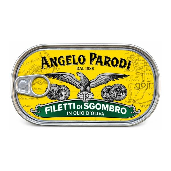 Filets de maquereau à l'huile d'olive, 150g – ANGELO PARODI
