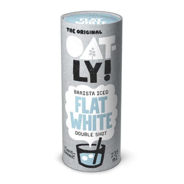 مشروب الشوفان باريستا فرابيه أبيض مثلّج، 235 مل - OATLY