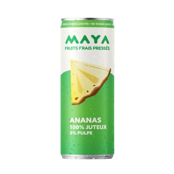 Canette Jus d'ananas, 330ml - MAYA