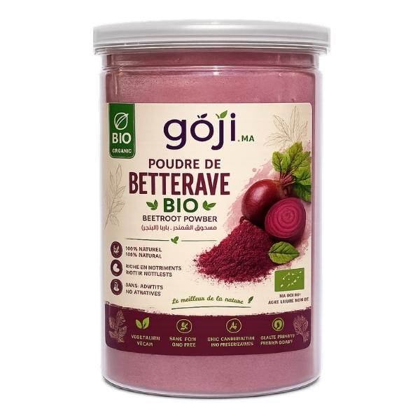 Poudre de Betterave Bio , 250g - مسحوق الشمندر العضوي - GOJI.MA