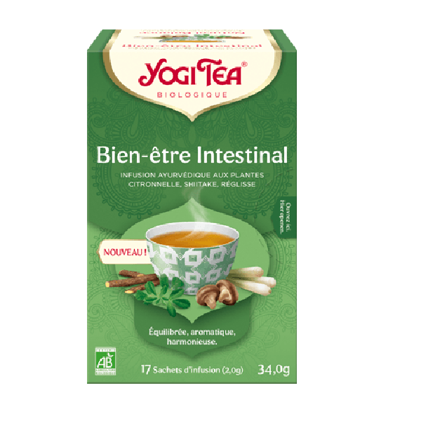Infusion Bien-être intestinal - YOGI TEA Maroc vente en ligne epicerie Fine