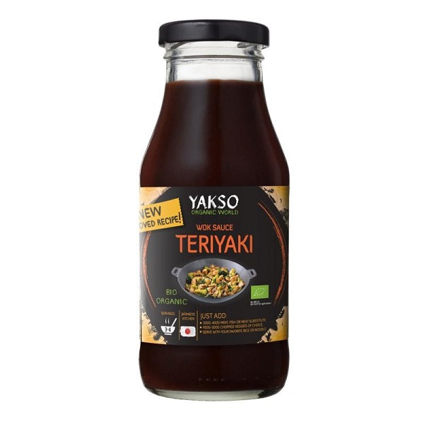 Sauce wok TERIYAKI bio, 240ml - YAKSO
