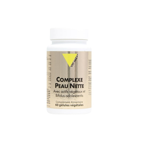 Complexe Peau Nette BIO 200mg 60gélules - Vital Plus Maroc vente en ligne epicerie Fine