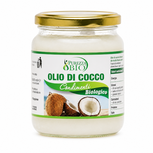 Huile de Coco vierge bio - Purezza bio