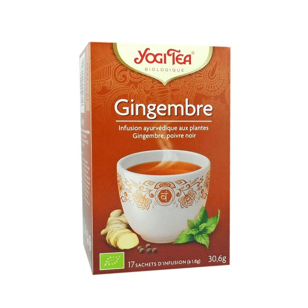 Infusion au Gingembre, Poivre Noir Bio - Yogi Tea