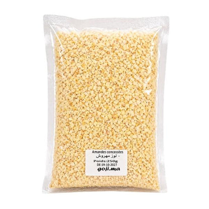 Amandes concassées, لوز مهروش - Goji.ma
