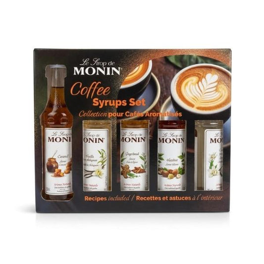 Coffret sirop pour Cafés aromatisés (5 x 50 ml) - LE SIROP DE MONIN