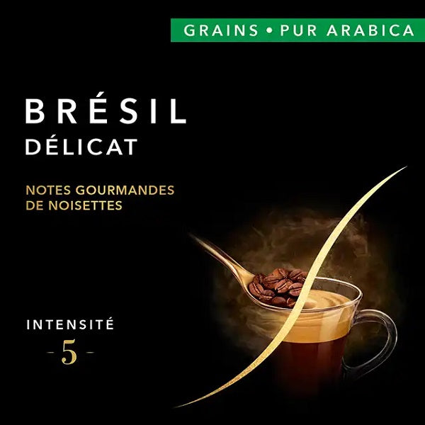 Café en grains Brésil, intensité 5 Délicat, 900g - L'OR