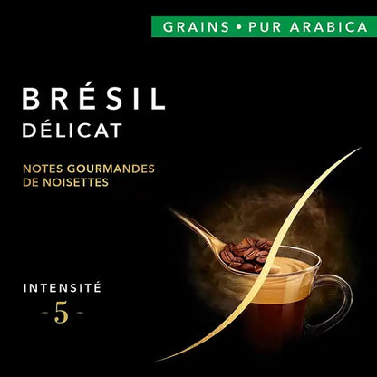 Café en grains Brésil, intensité 5 Délicat, 900g - L'OR