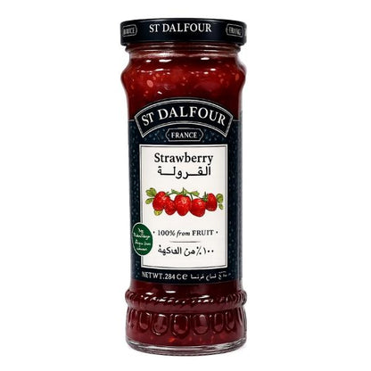 Confiture Fraises sans sucre ajouté, 284g - ST DALFOUR
