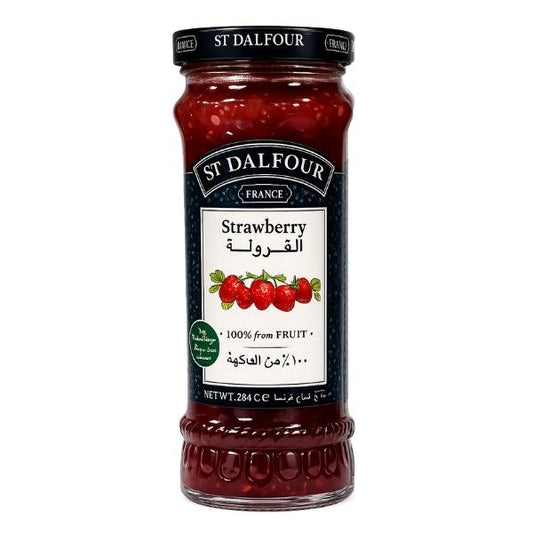 Confiture Fraises sans sucre ajouté, 284g - ST DALFOUR