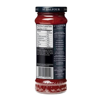 Confiture Fraises sans sucre ajouté, 284g - ST DALFOUR
