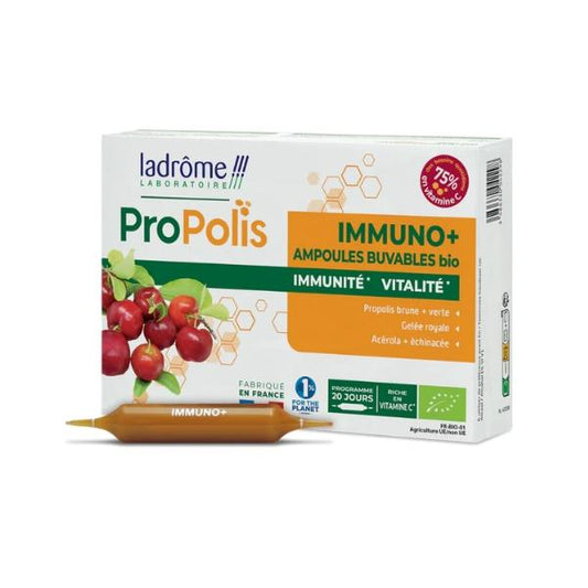 أمبولات عضوية +Immuno، 20 AMP - LADRÔME 