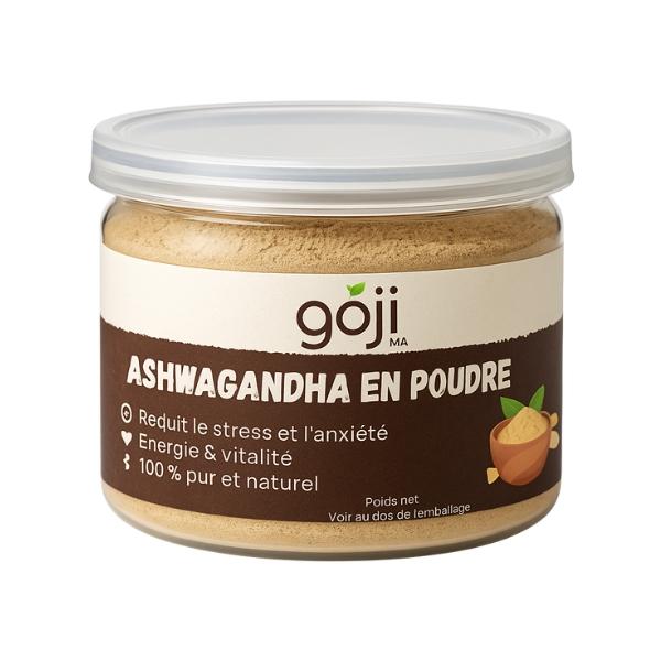 الأشواغاندا البودرة، 20غ - GOJI.MA