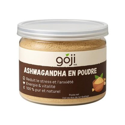 الأشواغاندا البودرة، 20غ - GOJI.MA