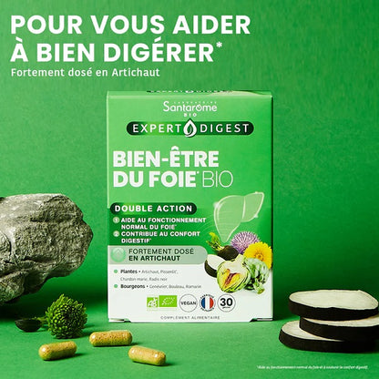 Bien-Être du Foie Bio, 30 gélules - SANTAROME BIO