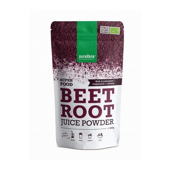 Poudre de Betteraves Rouges 200g - PURASANA Maroc vente en ligne epicerie Fine 