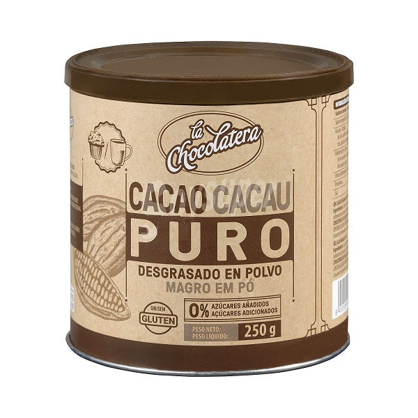Cacao en poudre sans sucre, 267g - La Chocolatera Maroc vente en ligne epicerie Fine 