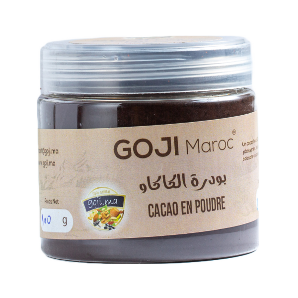Cacao en poudre en vrac - 100% cacao - Valrhona Maroc vente en ligne epicerie Fine 