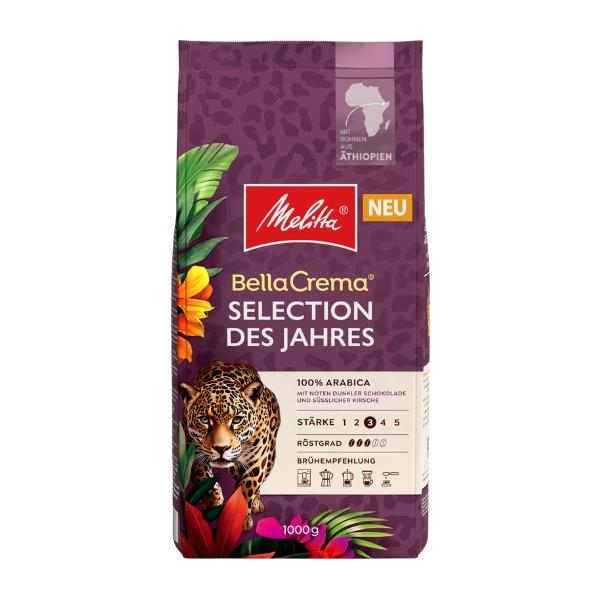 قهوة حبوب بيلا كريما سيلكشن ديس يارس (3/5)، 1 كجم - MELITTA