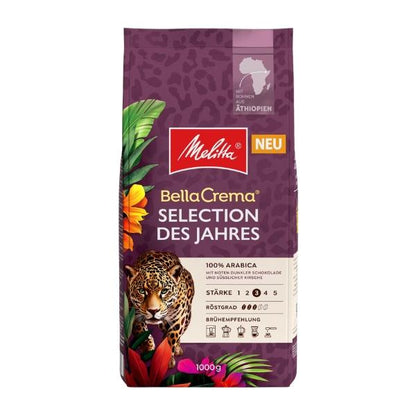 قهوة حبوب بيلا كريما سيلكشن ديس يارس (3/5)، 1 كجم - MELITTA