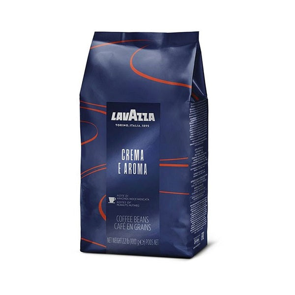 Café en Grains, Crema e Aroma, 1kg - Lavazza Maroc vente en ligne epicerie Fine 