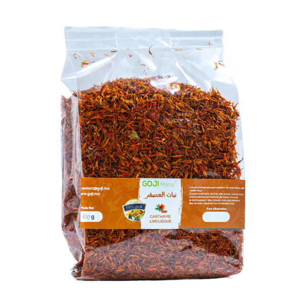 Pétales de Carthame linoléique - نبات العصفر  Safflower Maroc vente en ligne epicerie Fine 