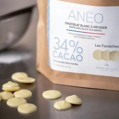 شوكولاتة للحلويات - أنيو أبيض 34%، 1 كجم - WEISS