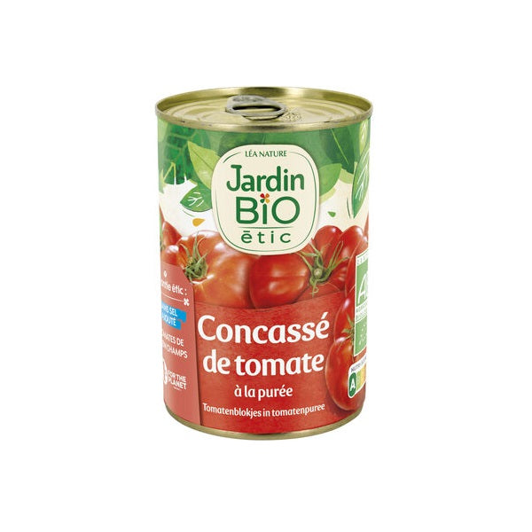 Concassé de tomate bio à la purée - Jardin bio Maroc vente en ligne epicerie Fine 