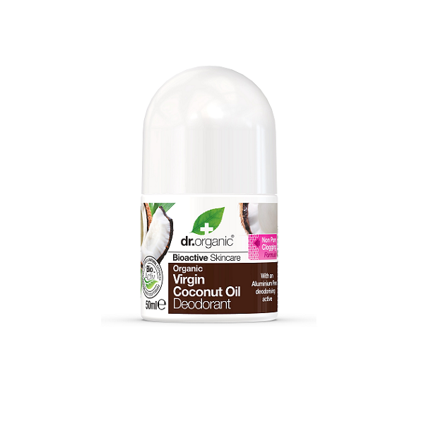 Déodorant BIO à l'huile de coco 50ml - Dr. Organic Maroc vente en ligne epicerie Fine 