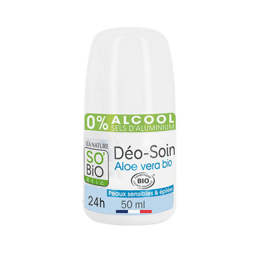 Déo-Soin Tolérance+ au jus d'Aloe Vera 50ml -  So' Bio ETIC Maroc vente en ligne epicerie Fine 
