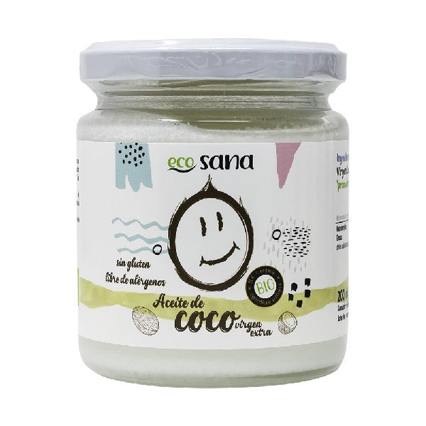Pack exclusif de 3 Huile de Coco Extra Vierge, BIO - ECOSANA