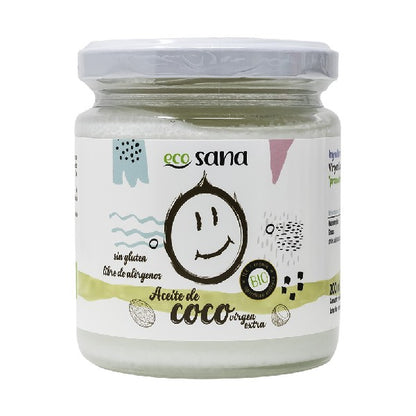 Pack exclusif de 3 Huile de Coco Extra Vierge, BIO - ECOSANA