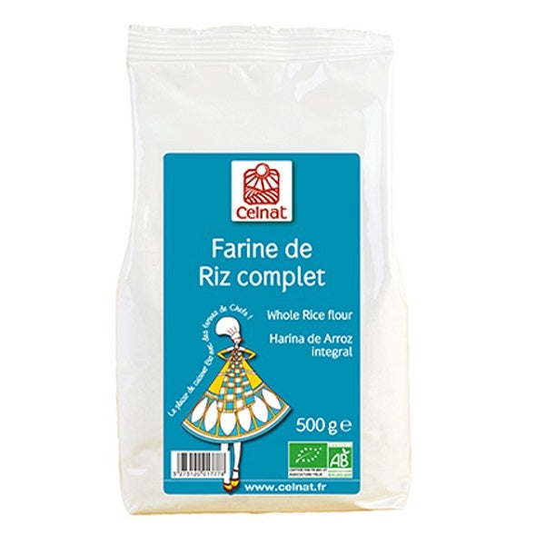 Farine de riz complet, 500g - CELNAT