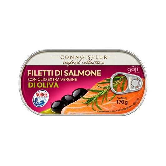 Filets de Saumon à l’Huile d’Olive Extra Vierge, 170g – CONNOISSEUR