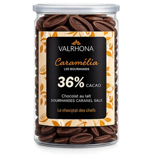 Fèves de chocolat au lait Caramélia 36% - VALRHONA