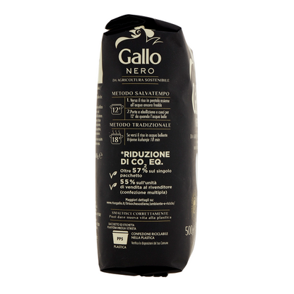 Riz NOIR Complet, agriculture durable, -55% CO2eq - GALLO