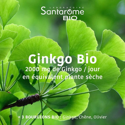 Ginkgo Bio 2000، 20 أمبولة - SANTAROME BIO