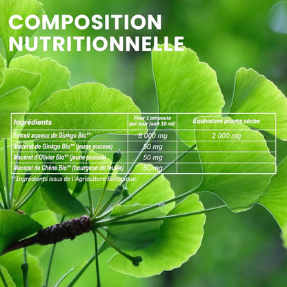 Ginkgo Bio 2000، 20 أمبولة - SANTAROME BIO