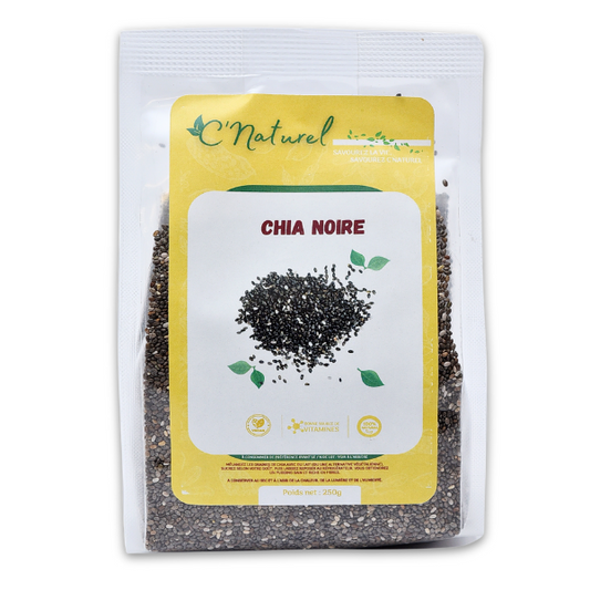 Graines de chia noir, شيا سوداء - C'Naturel