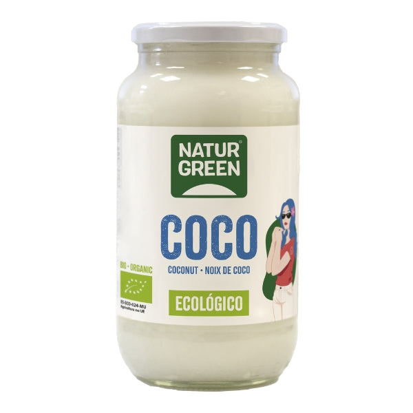 Huile de Coco Extra vierge BRUT, bio - NaturGreen