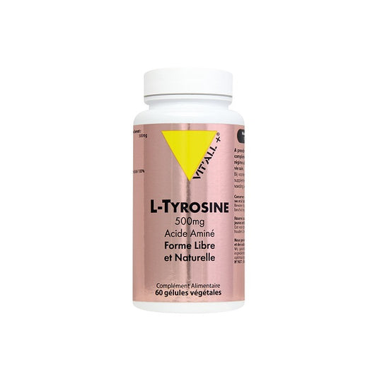 L-Tyrosine 370mg  BIO 60gélules - Vital Plus Maroc vente en ligne epicerie Fine 