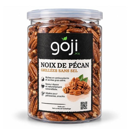 Noix de Pécan Grillées SANS sel, 200g - Goji.ma