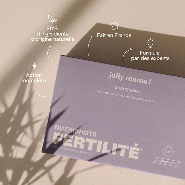 مكمل غذائي للخصوبة Cocooning+، 20 أمبولة - JOLLY MAMA