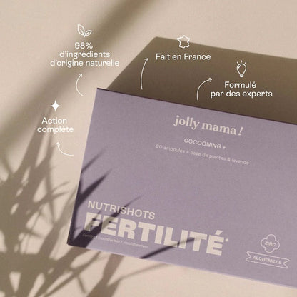 مكمل غذائي للخصوبة Cocooning+، 20 أمبولة - JOLLY MAMA