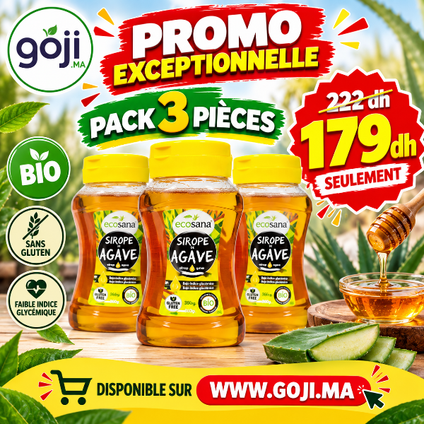 Pack  3 unités Sirop Agave Bio 3 ×425g