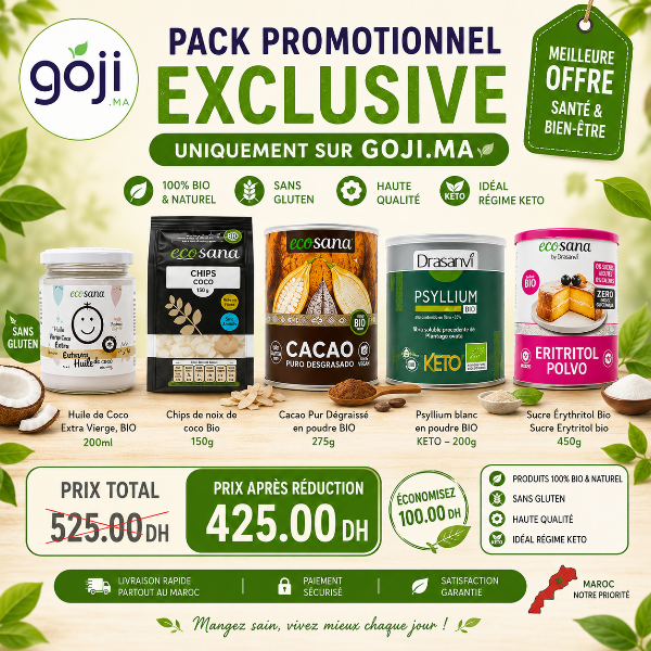 Pack Keto Exclusive GOJI.MA – 100% Bio & Naturel